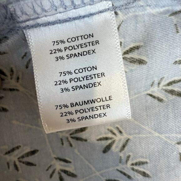 Noble Outfitters Plus size XXL, 2X blue button up top, blouse, shirt casual 4163 - Picture 9 of 11